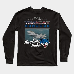 F14 Tomcat Pilot Gift Long Sleeve T-Shirt